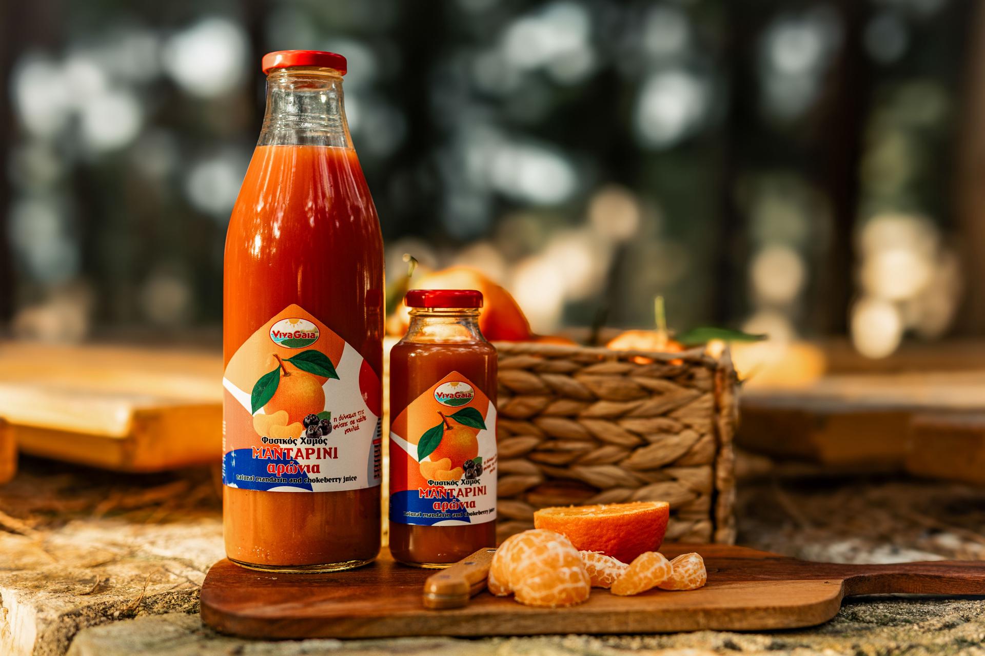 Αρώνια Φυσικός Χυμός Μανταρίνι VivaGaia 250ml