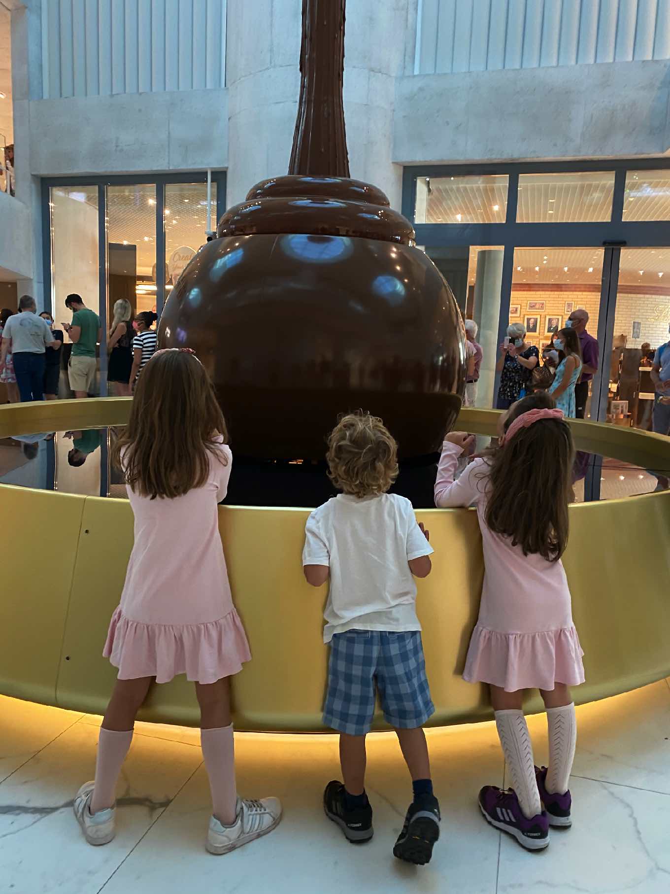 chocolate fountain kids museum