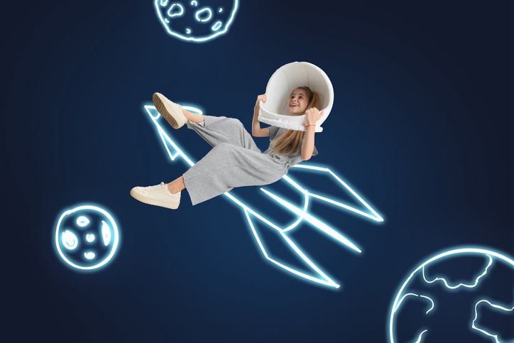 girl on spaceship