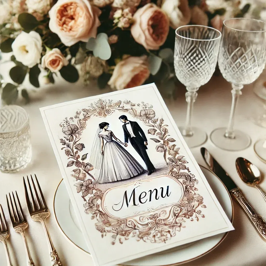 wedding menu