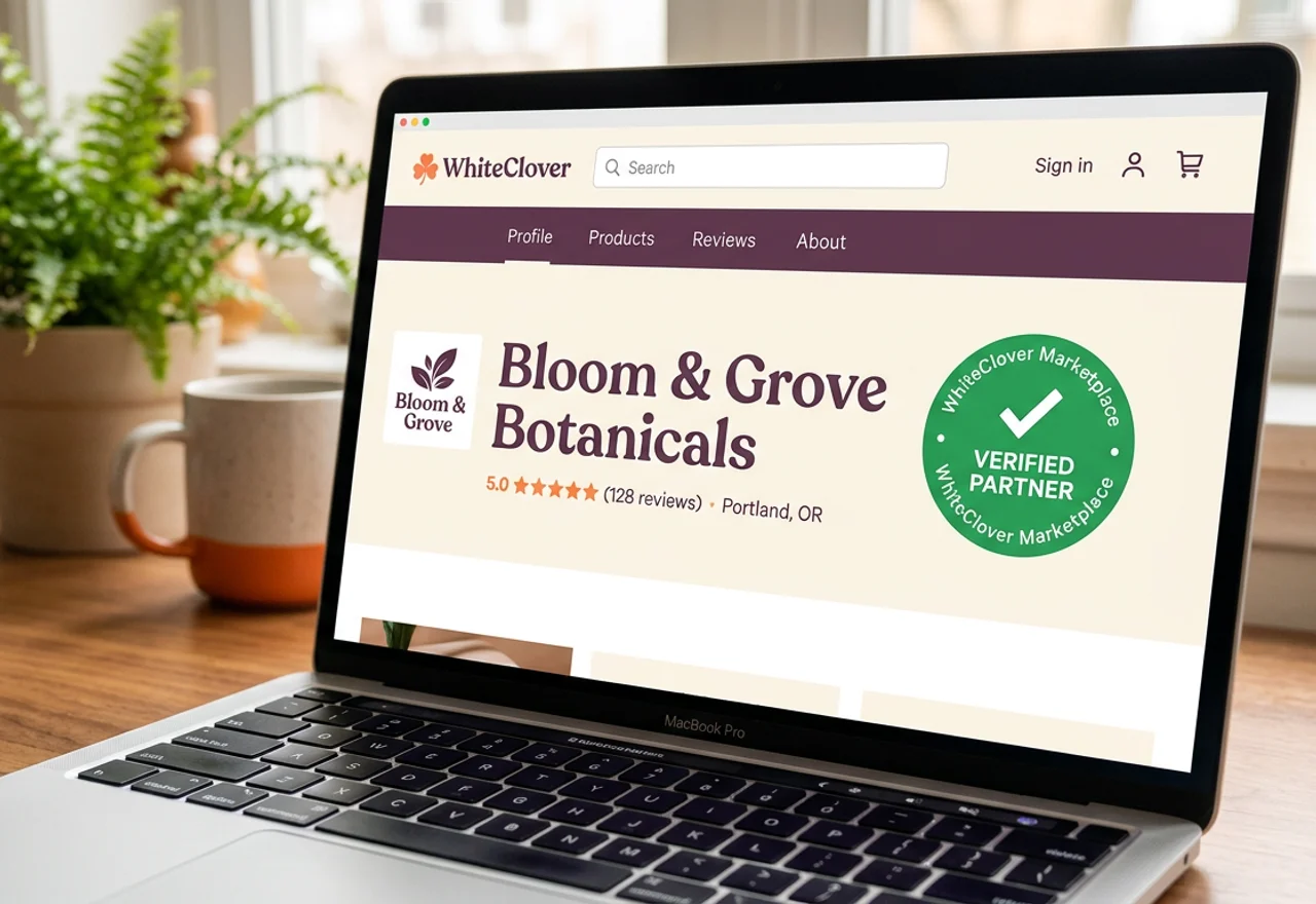Σήμα Verified Partner σε προφίλ προμηθευτή