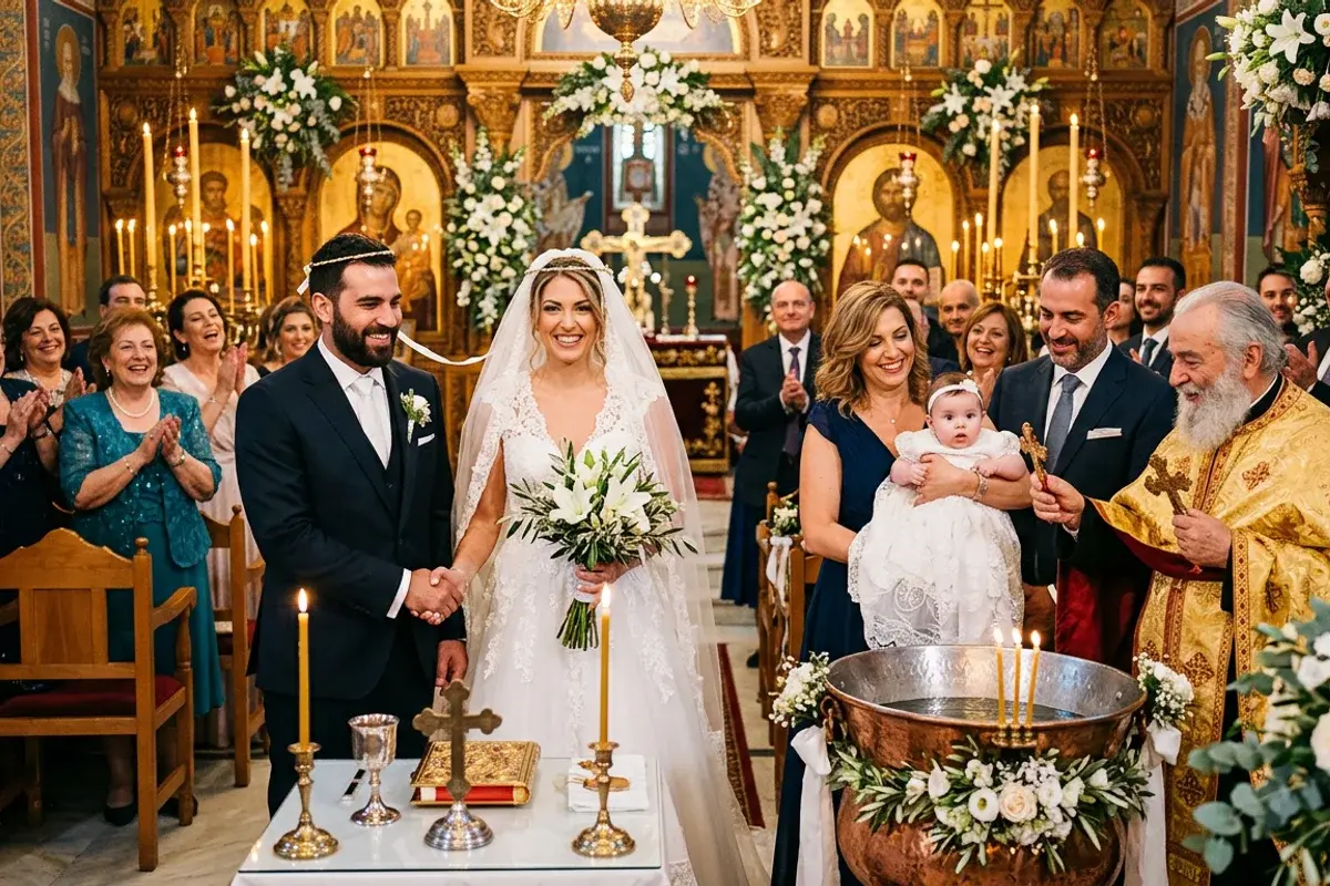 Wedding and baptism celebration managed together on WhiteClover platform