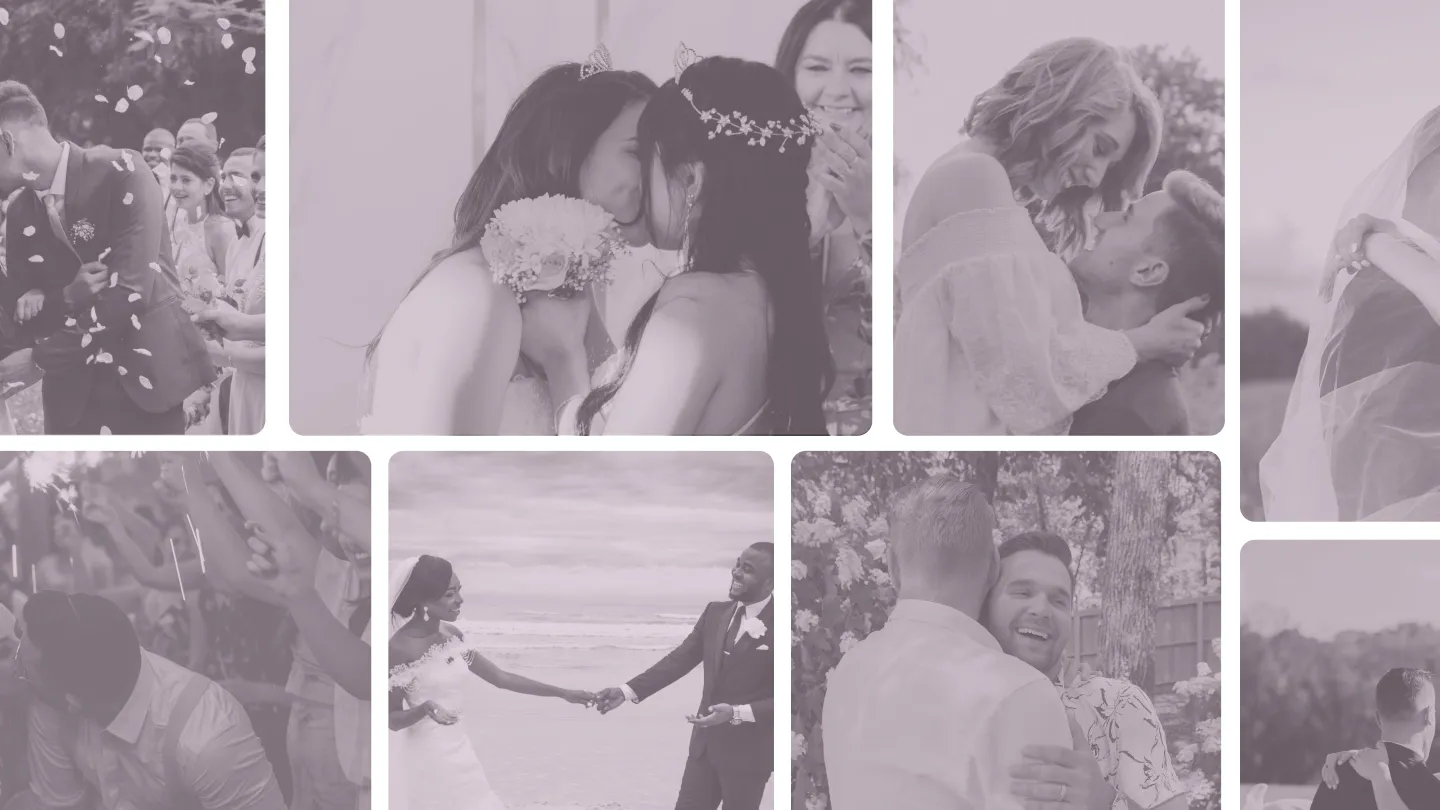 Wedding memories collage