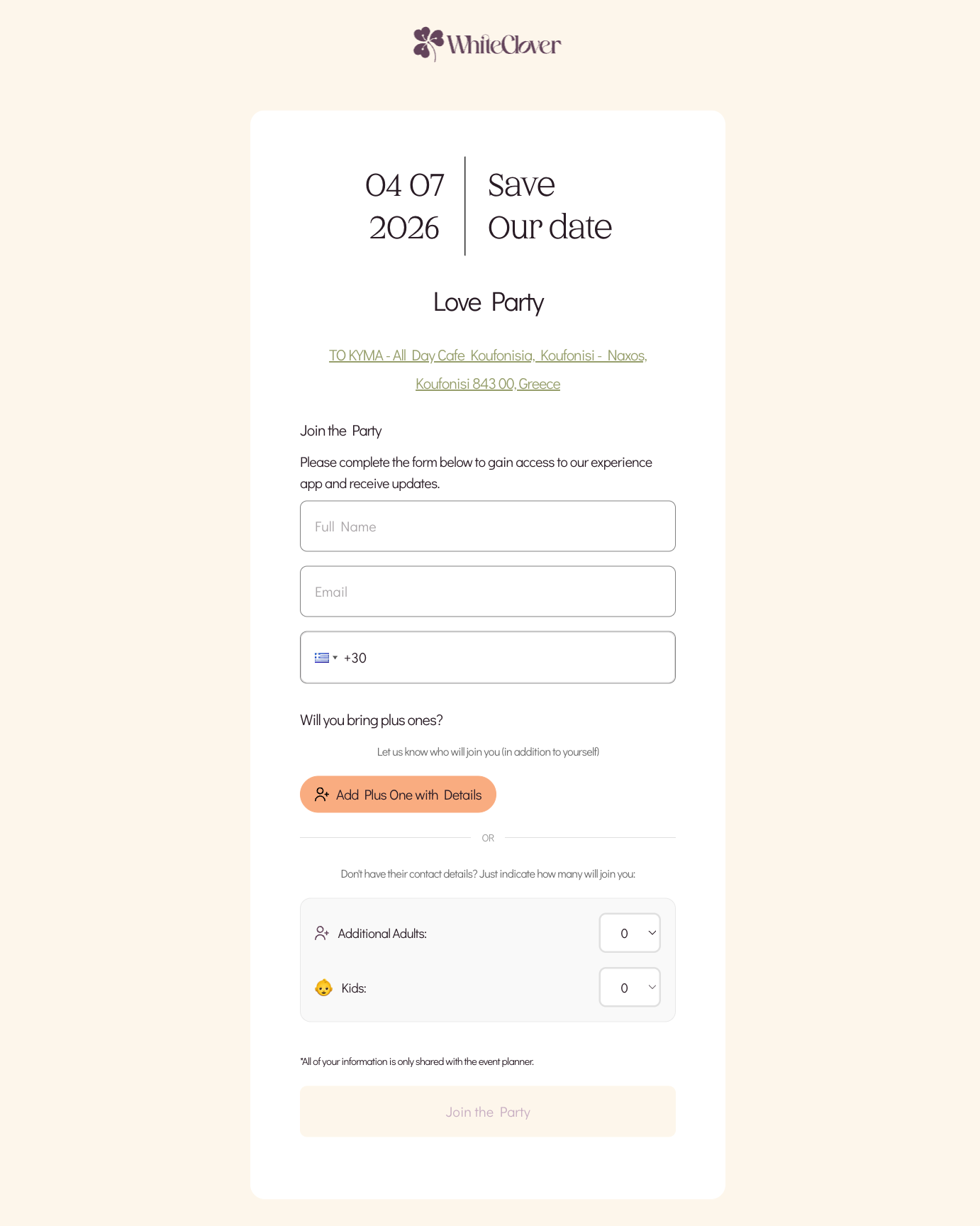 Contact Collector Interface