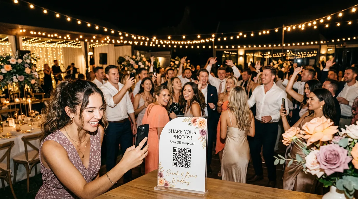 Modern wedding celebration