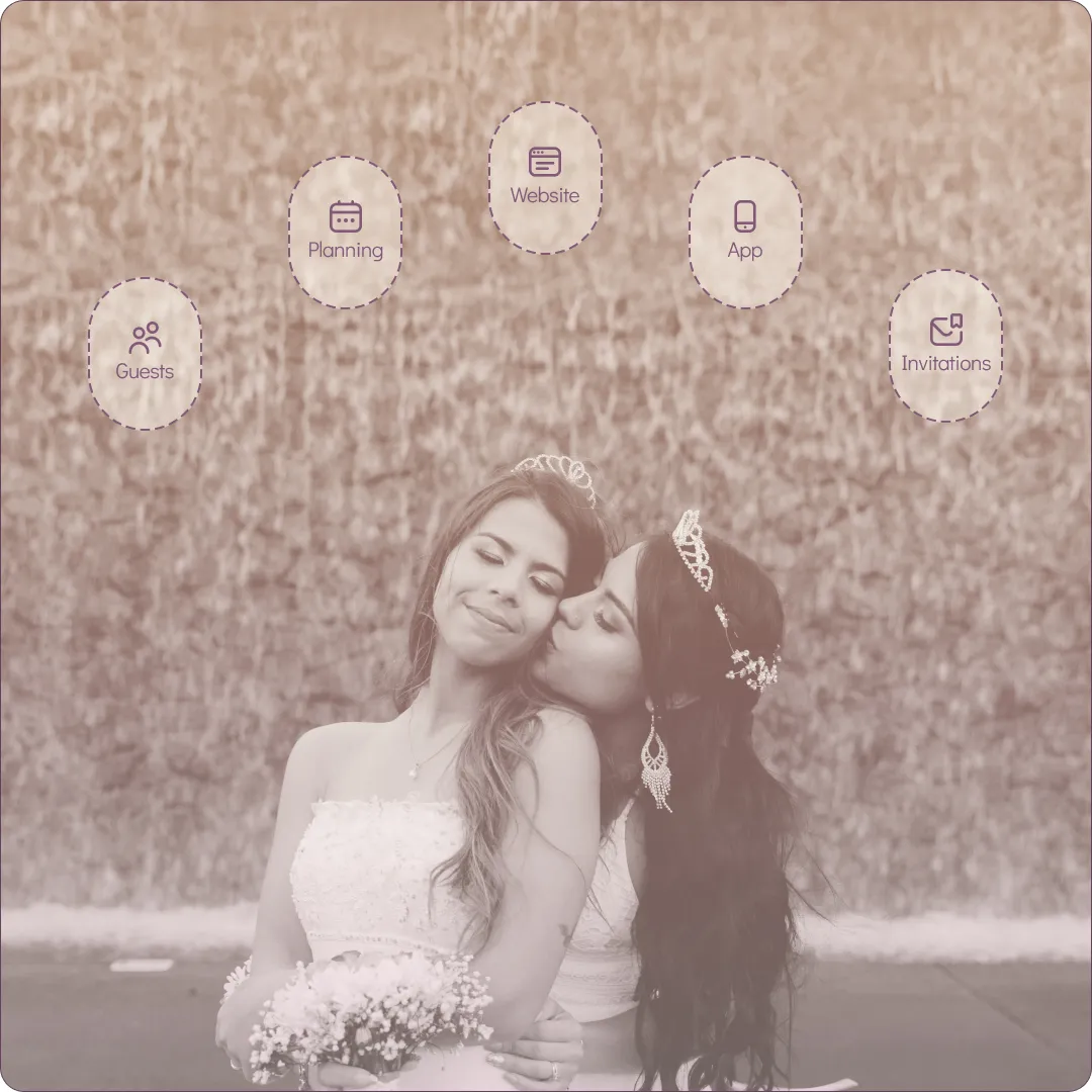 Wedding planning tools and features