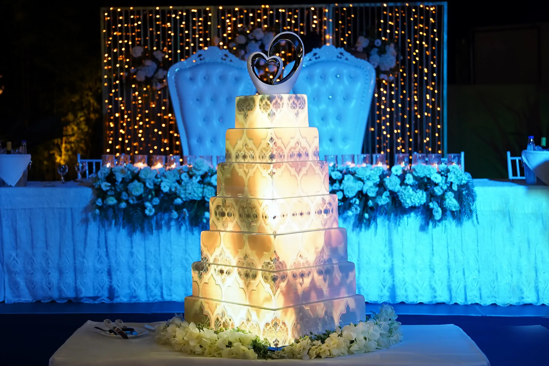 Animated Cakes 3D projection mapping γαμήλια τούρτα Θεσσαλονίκη
