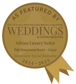 Athina Luxury Suites caldera-facing wedding venue in Fira, Santorini