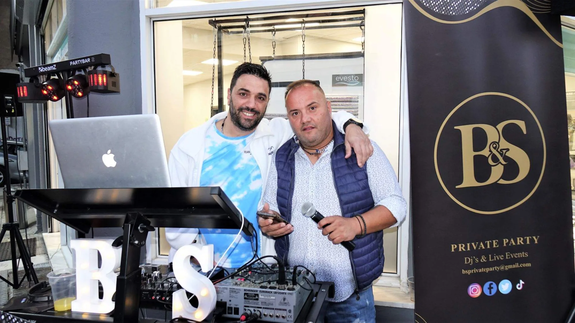 B&S Events ηχητική και φωτιστική κάλυψη γάμου Θεσσαλονίκη Ελλάδα