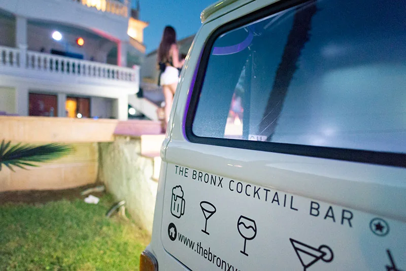 The Bronx Van cocktail van bar για γάμους σε Αθήνα