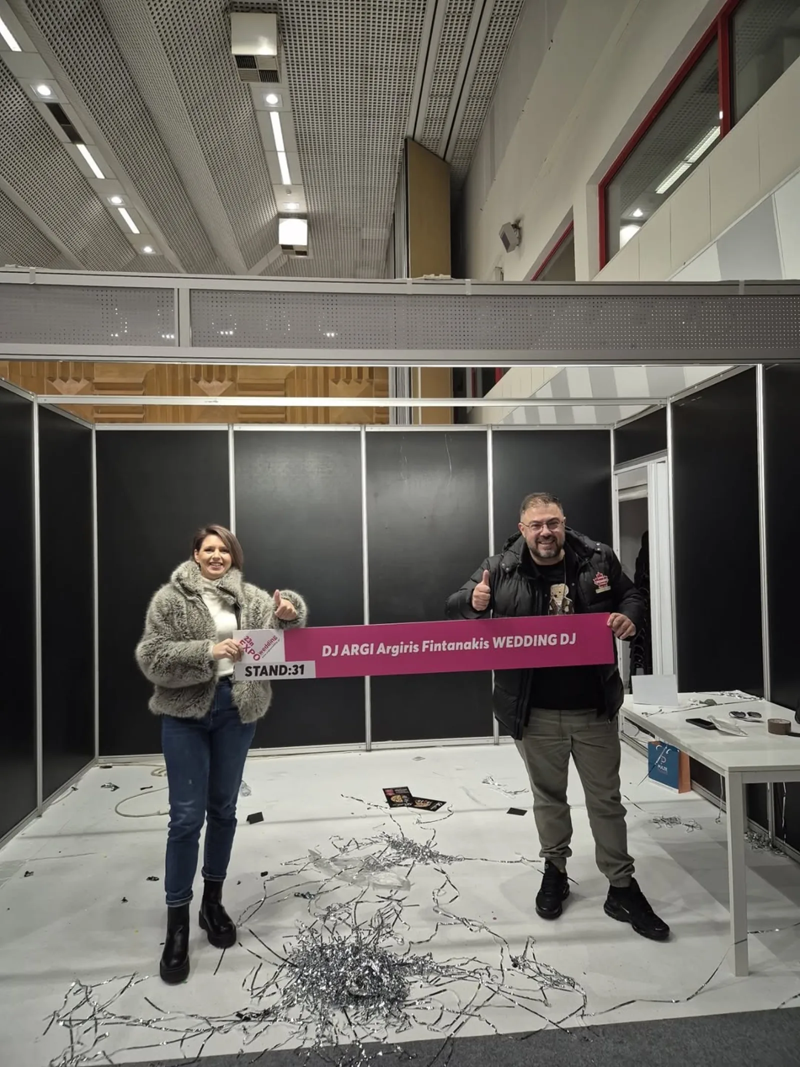 DJ Argi στο Expo Wedding 2026 περίπτερο Θεσσαλονίκη