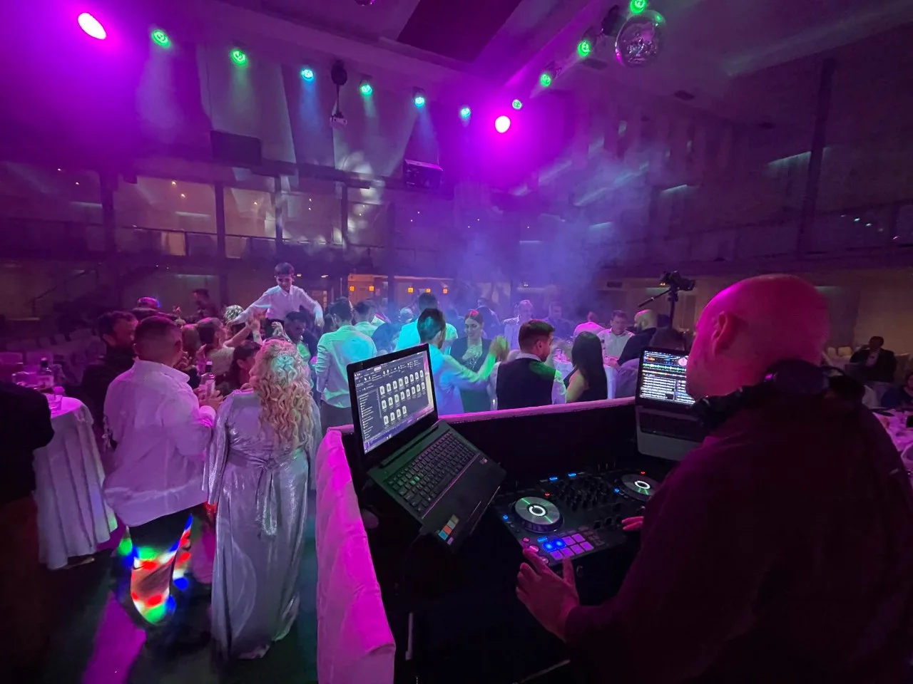 Wedding DJ Crete reception dance floor