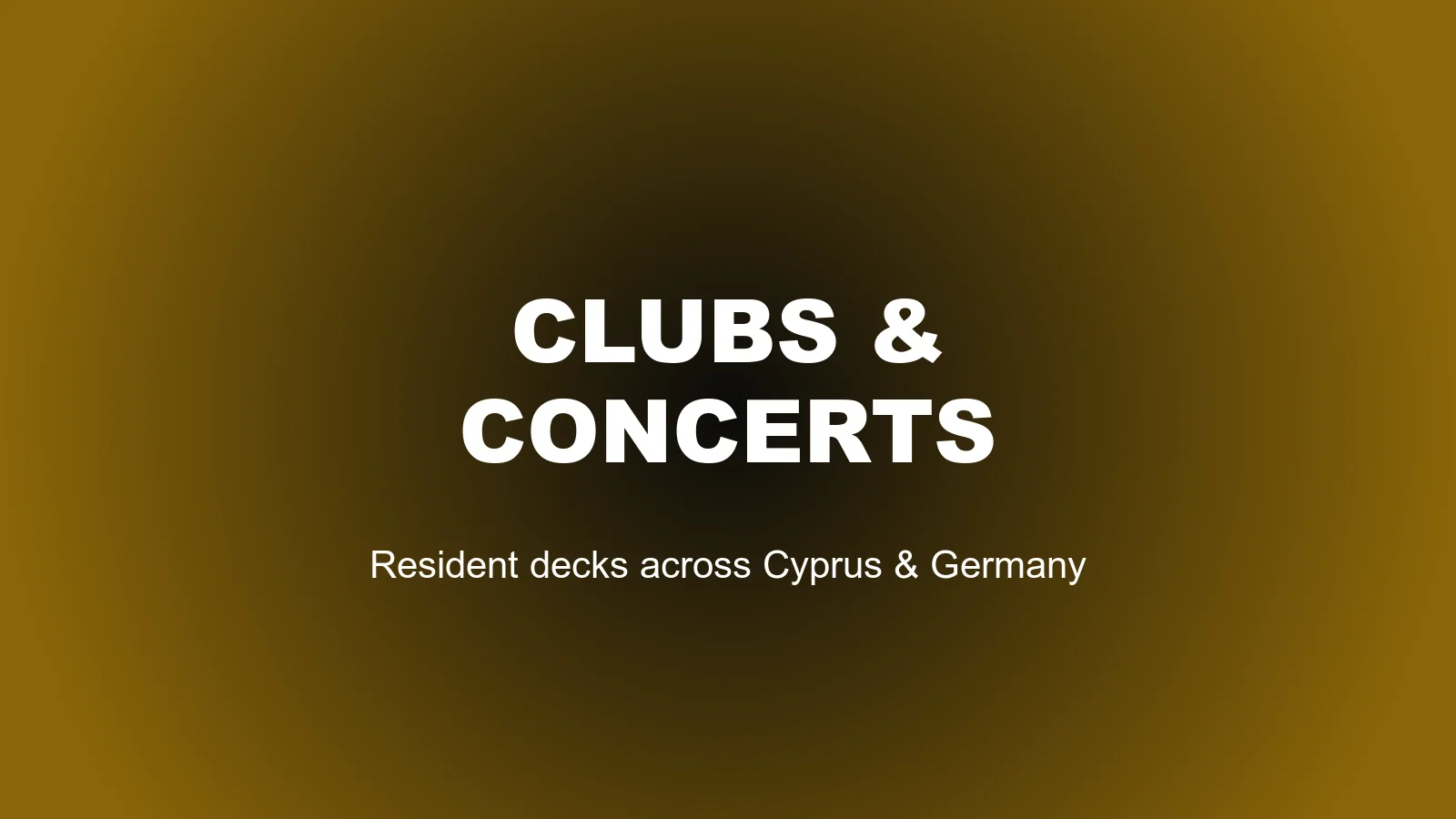 Club και concert DJ Κύπρος Γερμανία Παναγιώτης Παναγιώτου