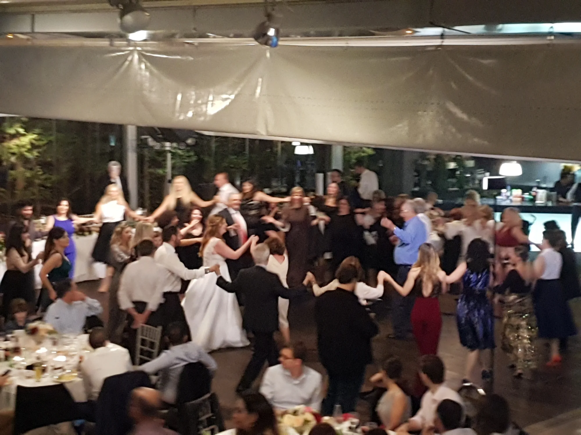 Setup φωτισμού δεξίωσης γάμου DJ Kos Events Ελλάδα