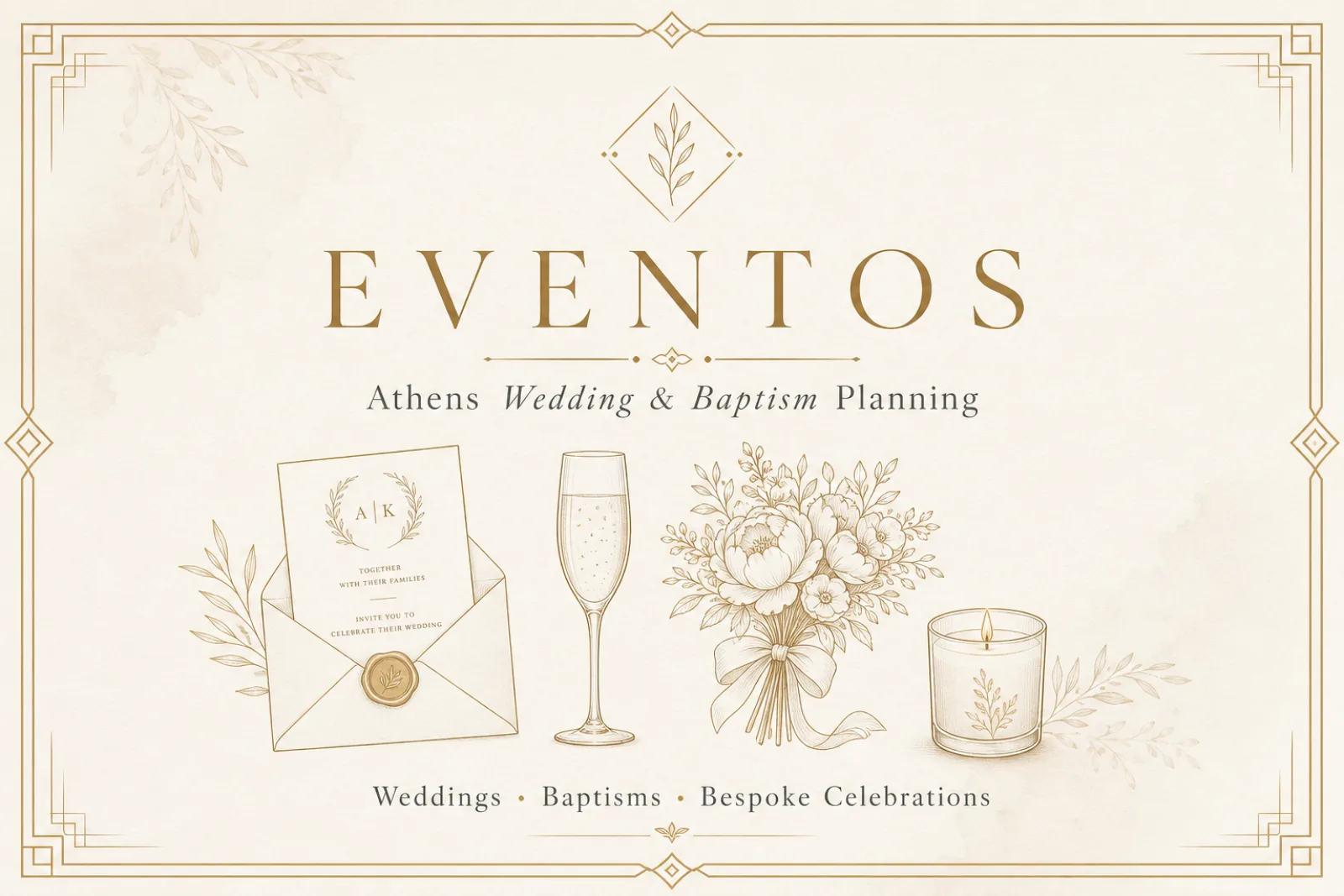Eventos Αθήνα υπηρεσίες γάμου και βάφτισης