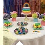 Rainbow πάρτι διακόσμηση από Events for Stars