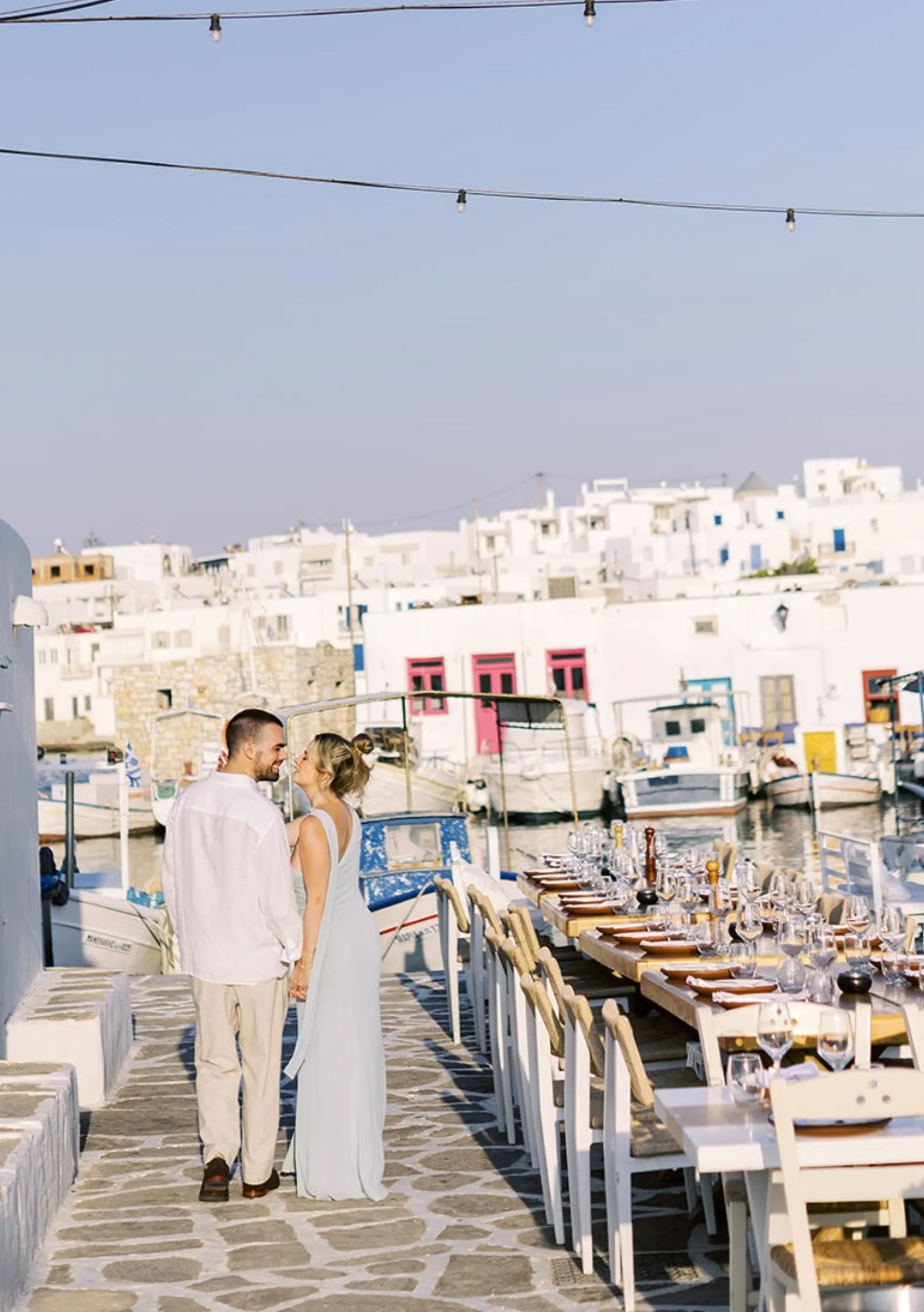 Destination wedding tablescape design Happy Events Greece