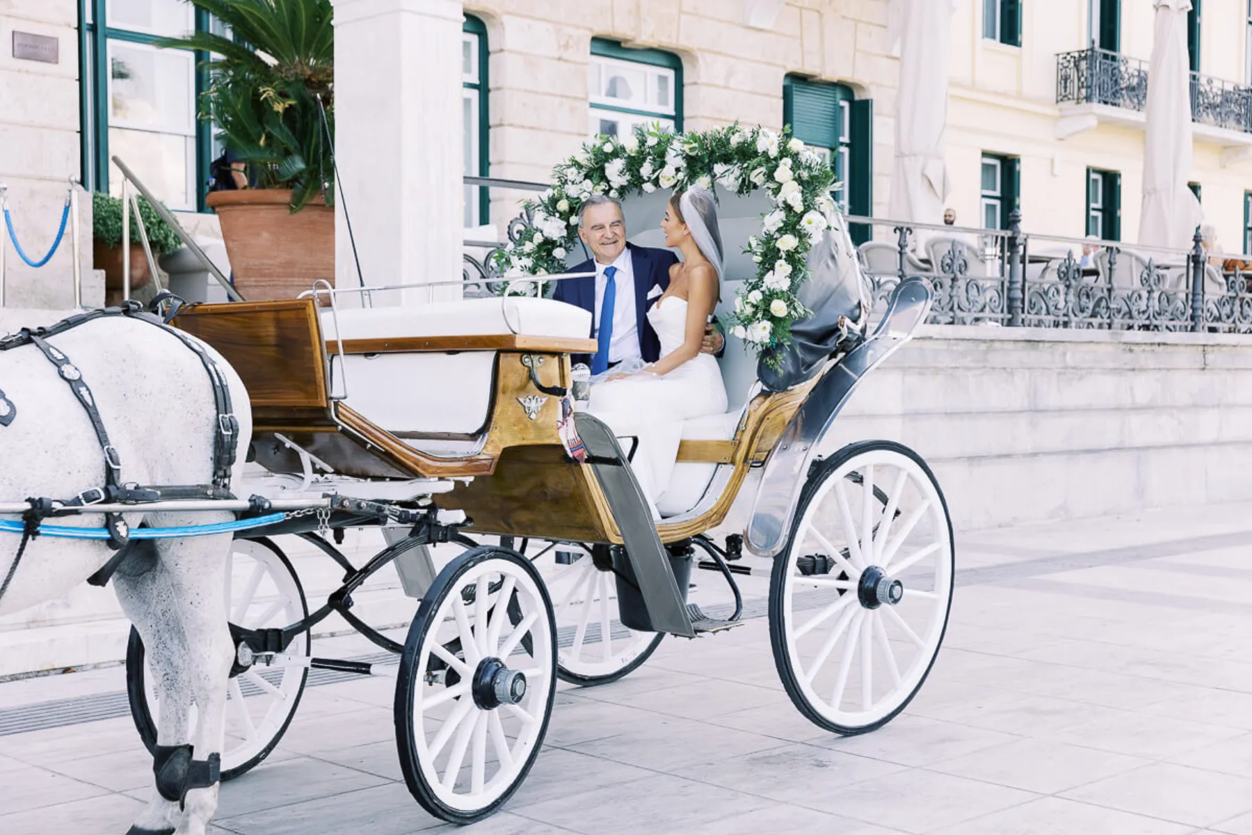 Wedding ceremony in Spetses Greece Happy Events