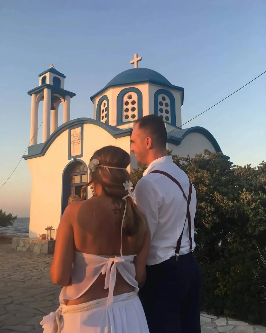 Intimate traditional Ikaria wedding celebration