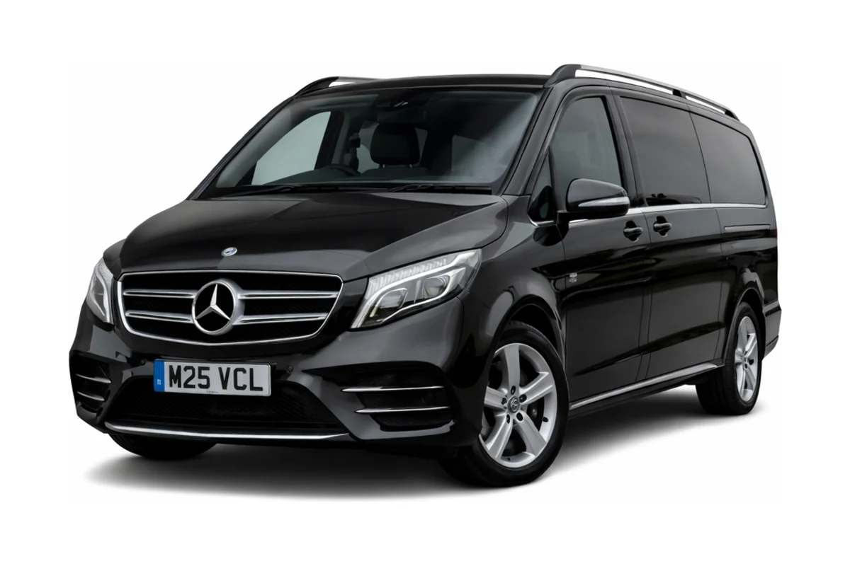 M25 Chauffeurs Mercedes V-Class επτά θέσεων μεταφορά γάμου Λονδίνο