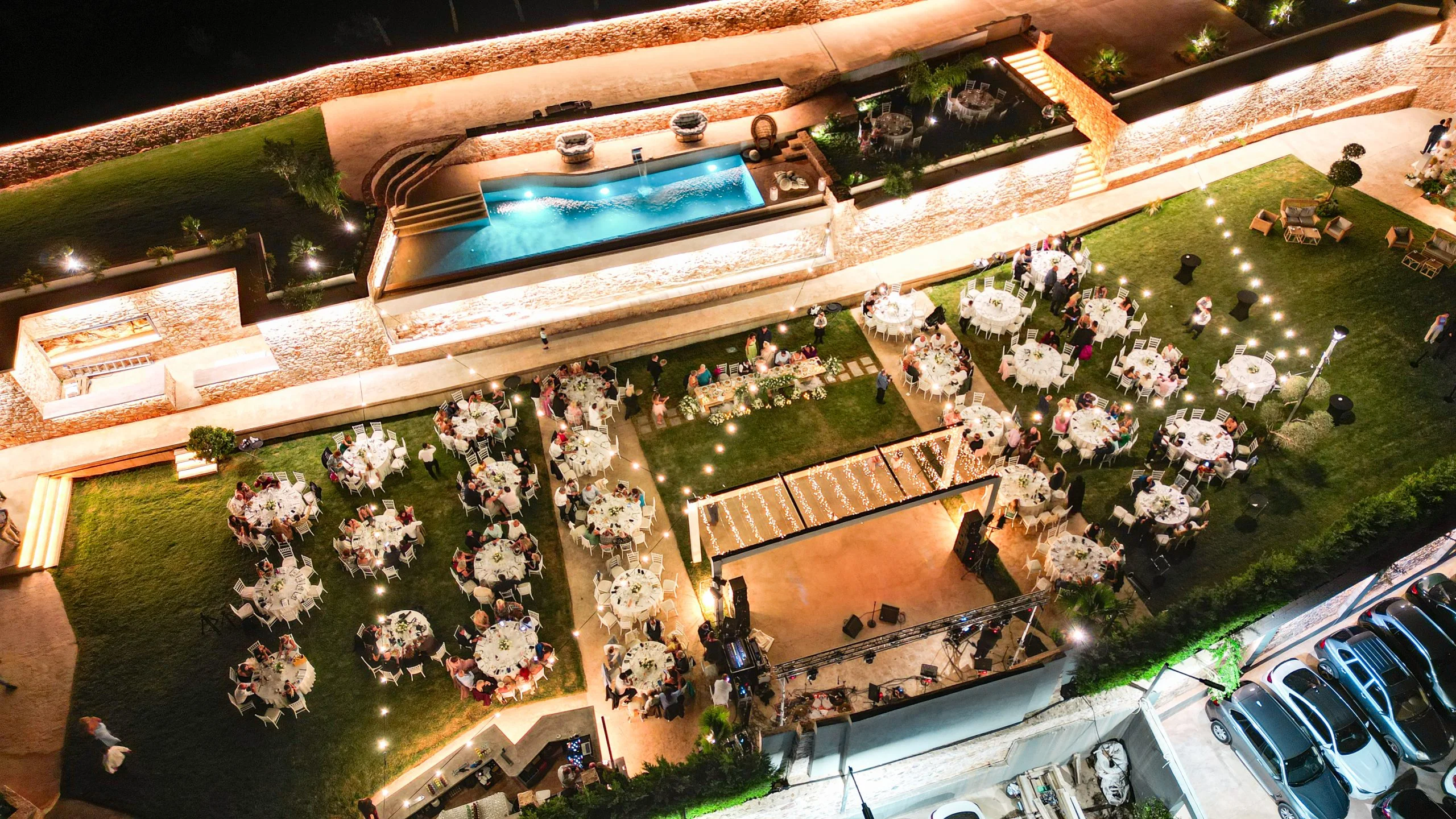 Majestic Luxury Events κτήμα γάμου Κορωπί Ελλάδα πανοραμική θέα