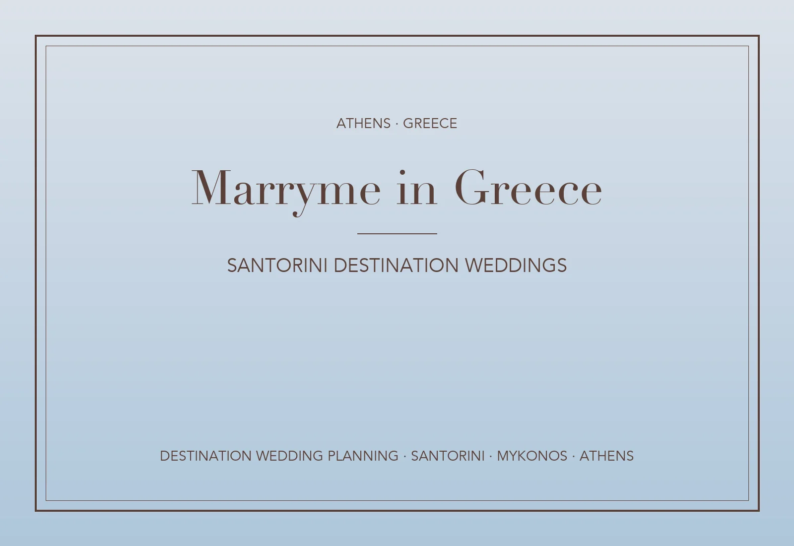 Marryme in Greece διοργάνωση γάμου Σαντορίνη wedding planner Αθήνα
