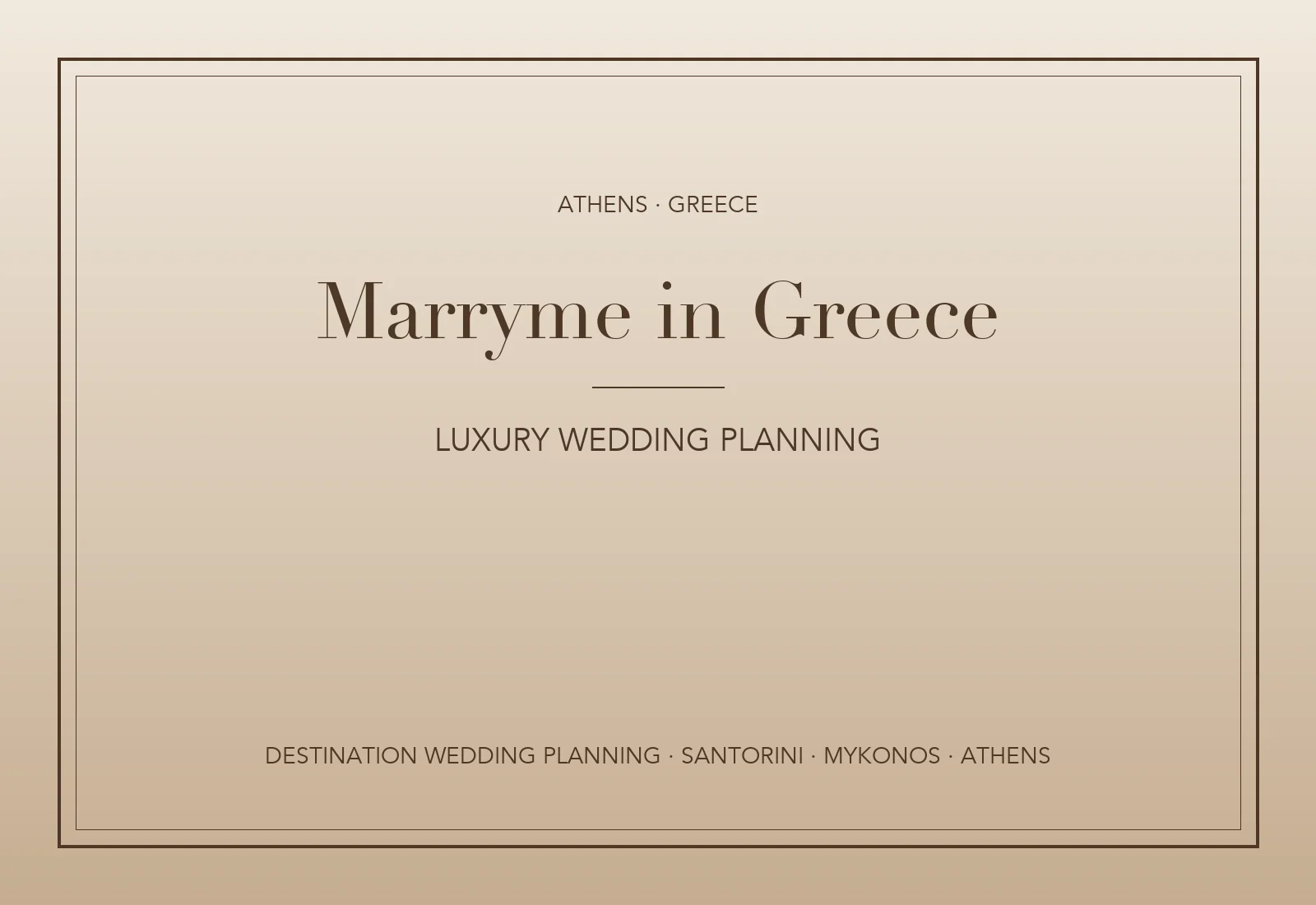 Luxury wedding planning Σαντορίνη Μύκονος Αθήνα