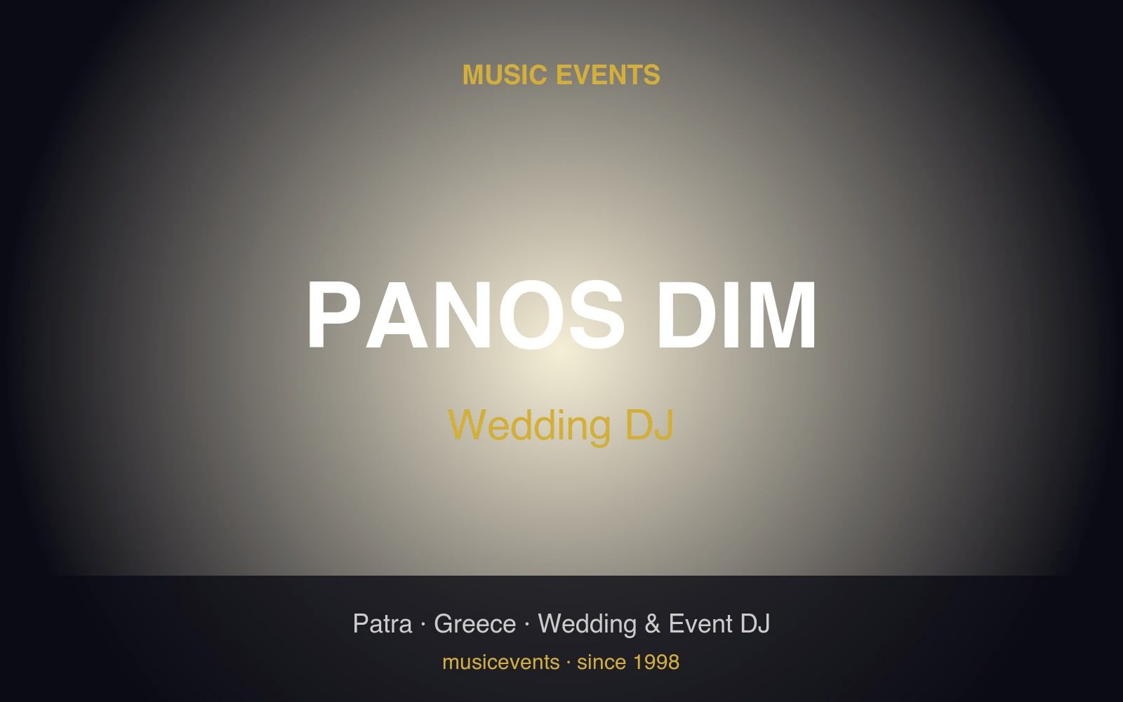 DJ γάμου Πάτρα Panos Dim δεξίωση μουσική