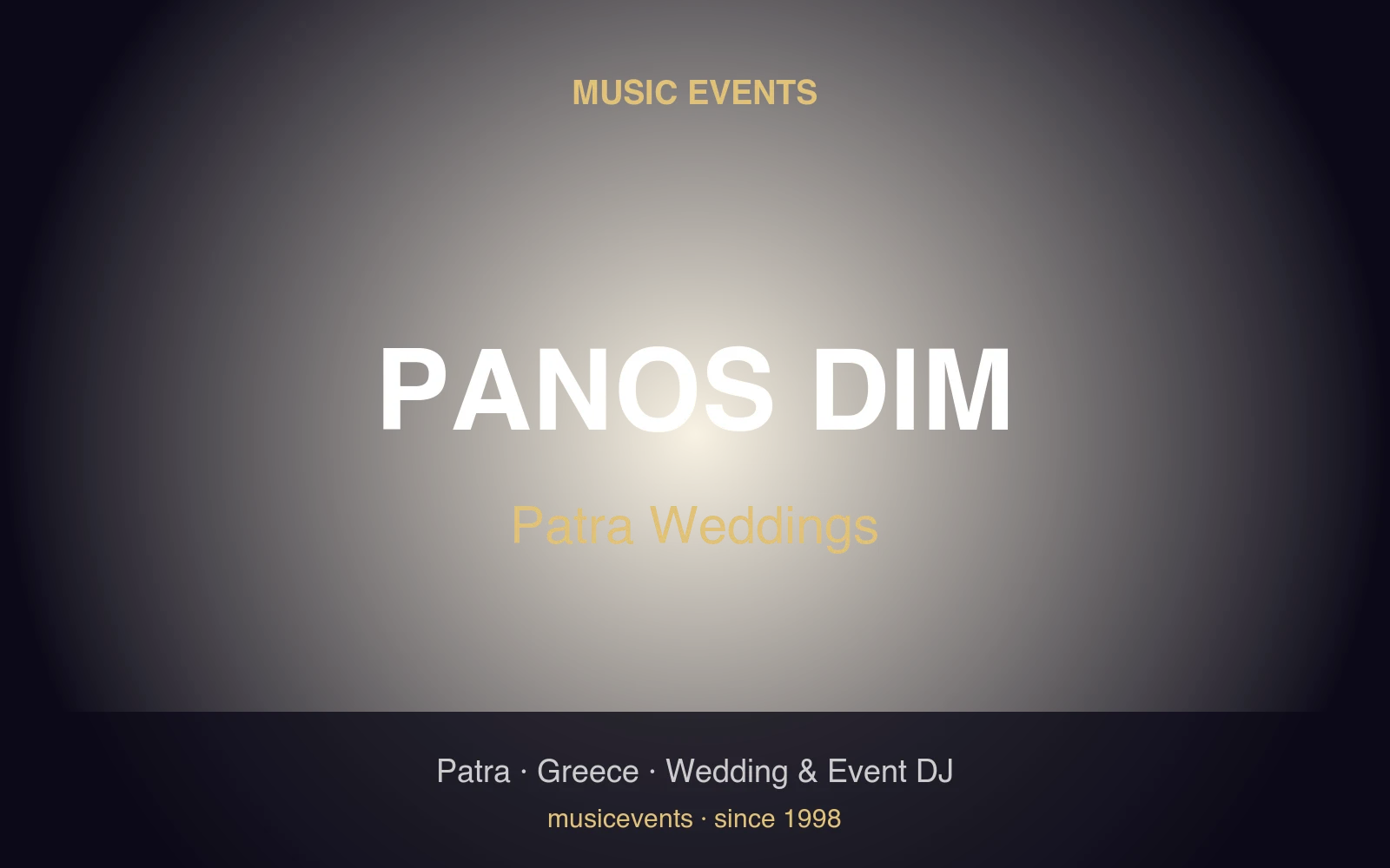 Γάμοι στην Πάτρα DJ Panos Dim Αχαΐα Δυτική Ελλάδα