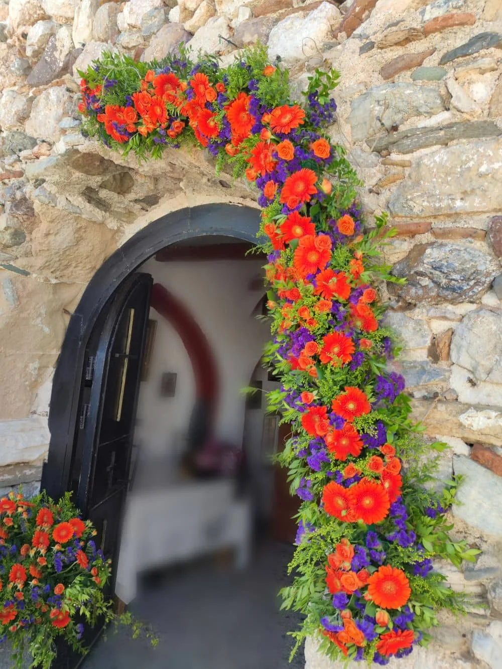 Στολισμός βάπτισης Nadia's Flowershop
