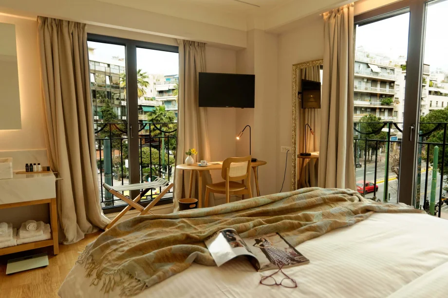Niche Hotel Athens δίκλινο δωμάτιο θέα Ακρόπολη boutique