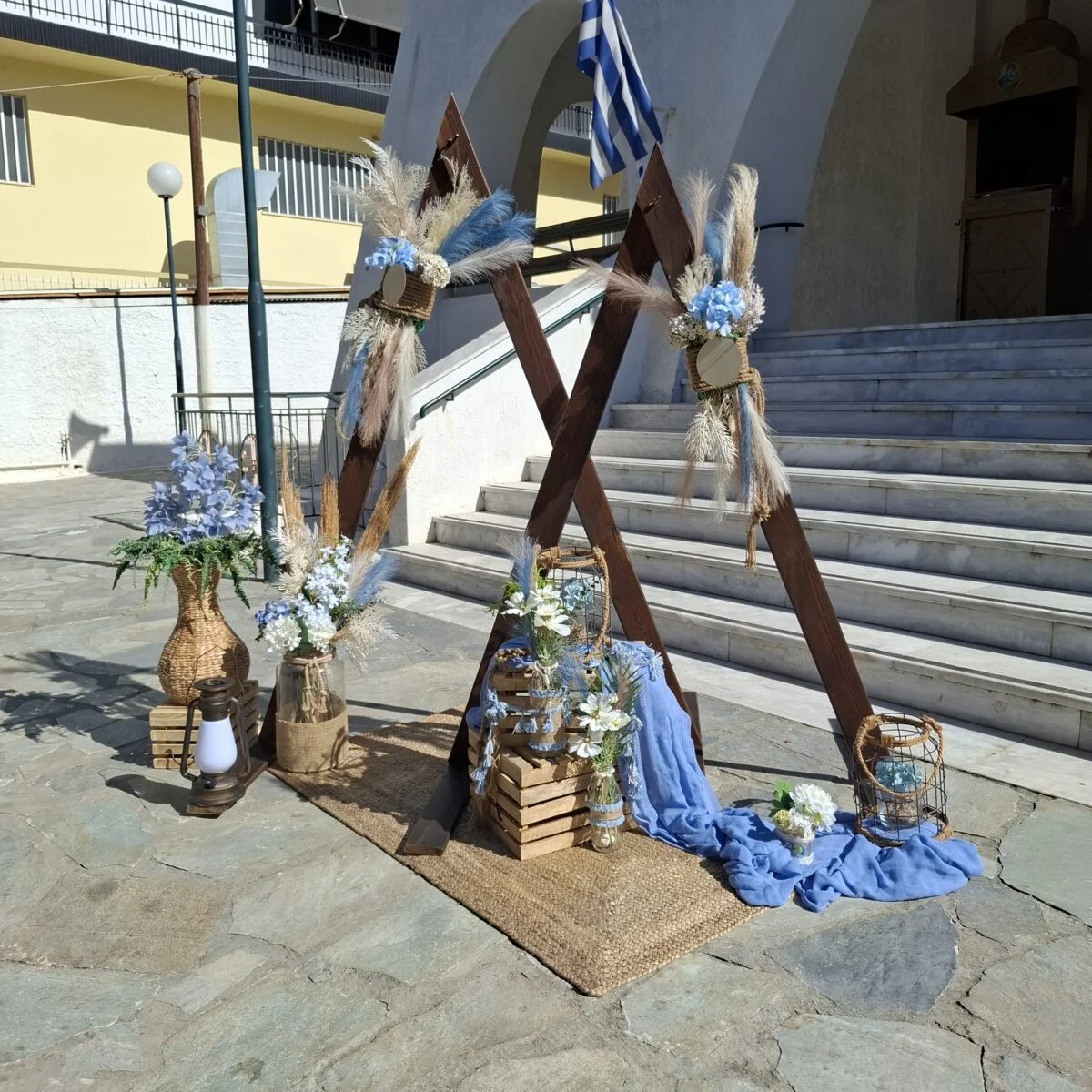Boho chic styling γάμου Κηφισιά Oneiron Praxis Ελλάδα