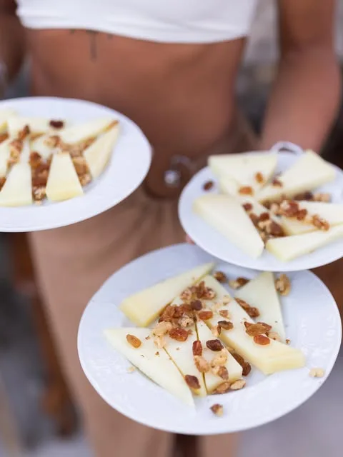 Homemade desserts served at Stou Lolou, Koufonisia