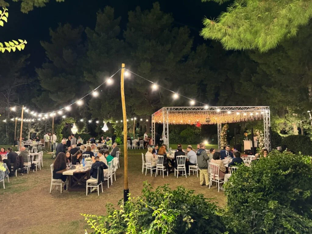 Χορευτικό πάτωμα γάμου φωτισμός Ελλάδα