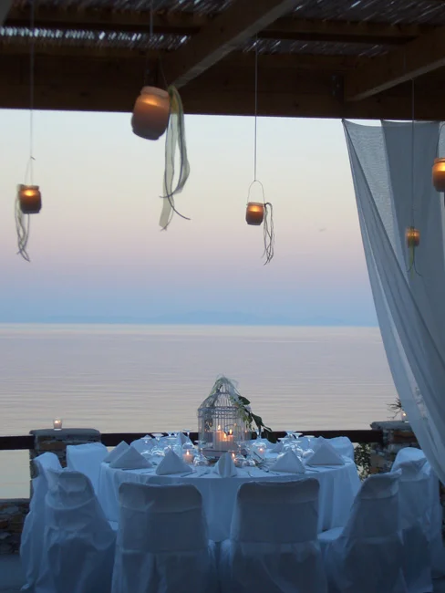 Γάμος Σίφνος διακόσμηση Vassiliki Creations