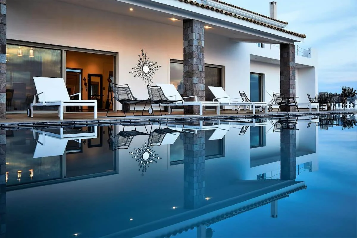 Πανόραμα Σαρωνικού από λόφο Villa Aphea, γάμος προορισμού Αίγινα