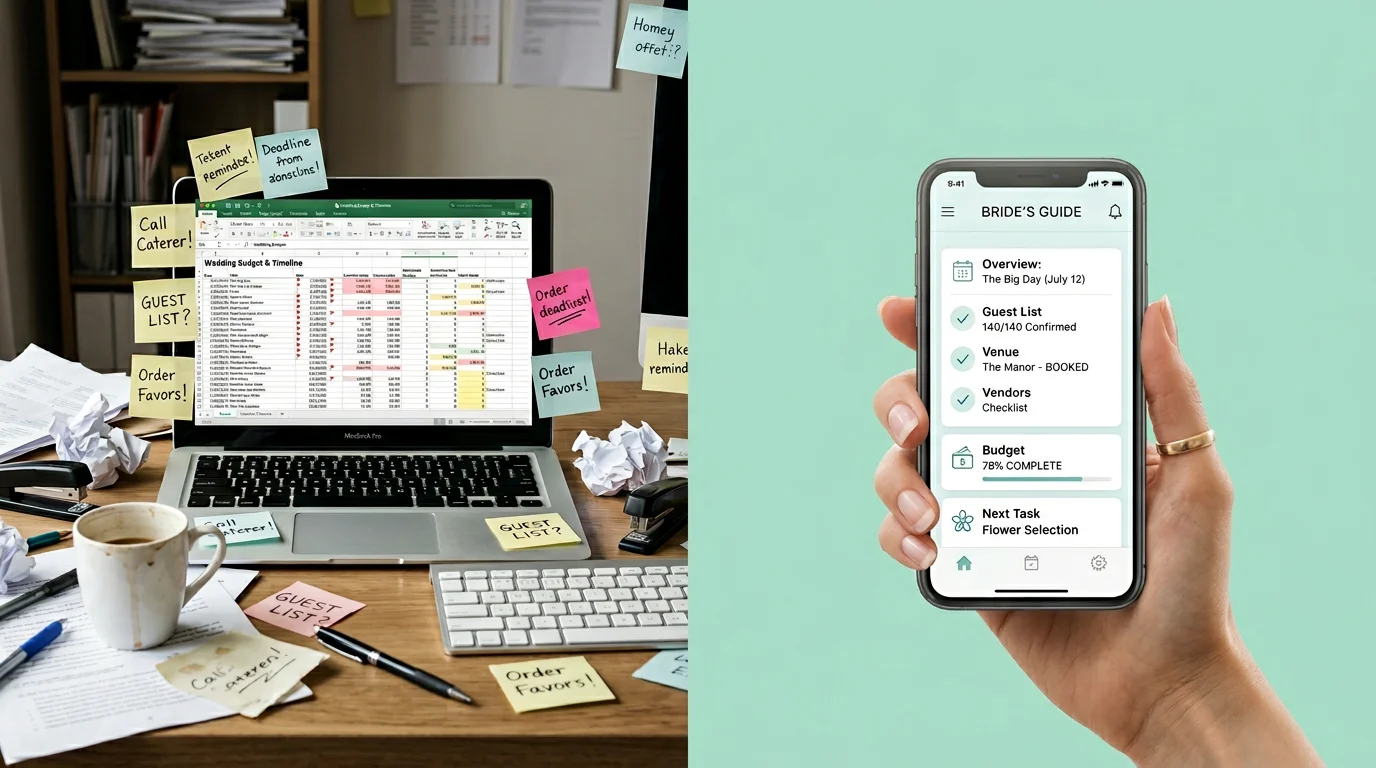 Chaos vs Calm in wedding planning